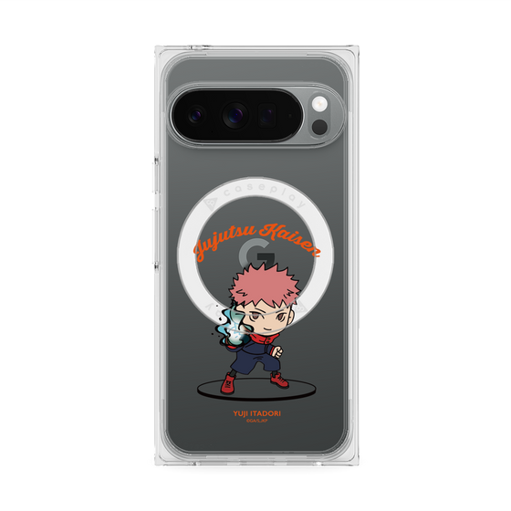 プレミアムスクエアケース with Pixelsnap［ 呪術廻戦 - ミニキャラ - 虎杖 悠仁 ］