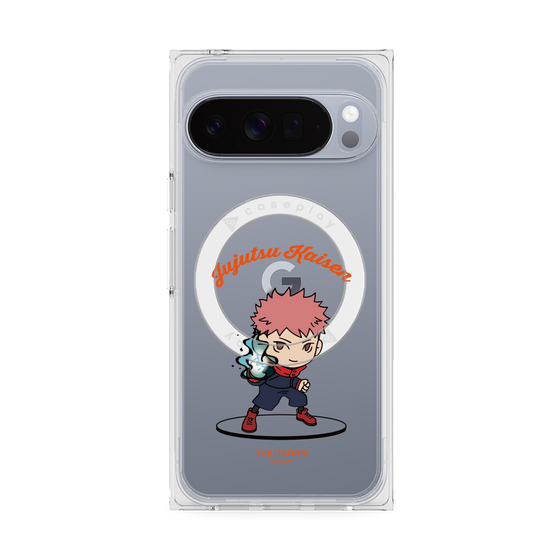 プレミアムスクエアケース with Pixelsnap［ 呪術廻戦 - ミニキャラ - 虎杖 悠仁 ］