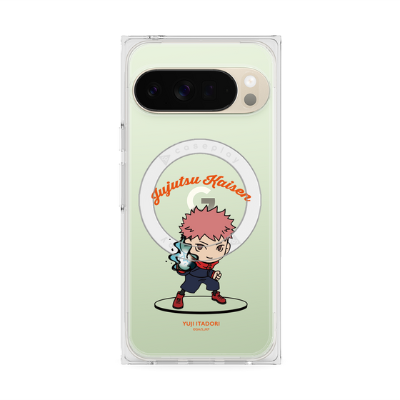 プレミアムスクエアケース with Pixelsnap［ 呪術廻戦 - ミニキャラ - 虎杖 悠仁 ］