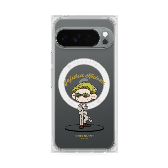 プレミアムスクエアケース with Pixelsnap［ 呪術廻戦 - ミニキャラ - 七海 建人 ］