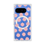 プレミアムスクエアケース with Pixelsnap［ オリジナル - 推し色水玉 - ピンク ］