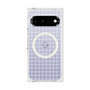 プレミアムスクエアケース with Pixelsnap［ オリジナル - 推し色チェック - ホワイト ］