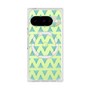 プレミアムスクエアケース with Pixelsnap［ オリジナル - 推し色三角 - グリーン ］