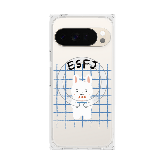 プレミアムスクエアケース with Pixelsnap［ オリジナル - ESFJ 領事 - キャラクター ］