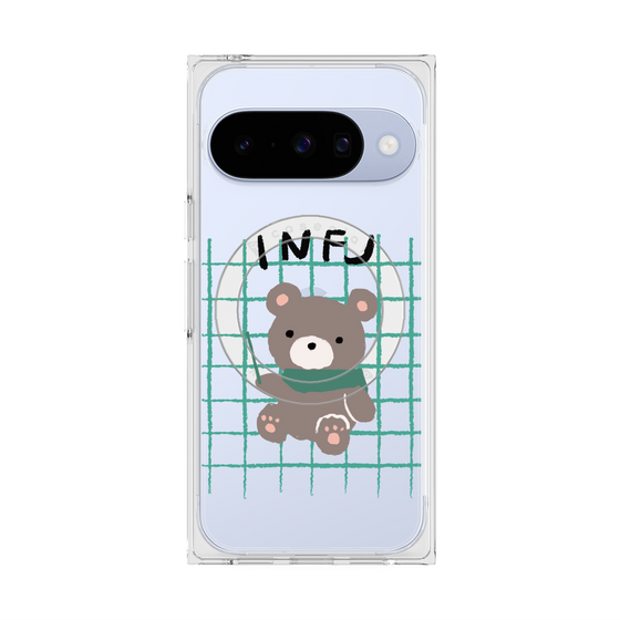 プレミアムスクエアケース with Pixelsnap［ オリジナル - INFJ 提唱者 - キャラクター ］