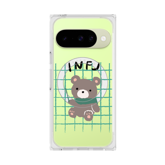 プレミアムスクエアケース with Pixelsnap［ オリジナル - INFJ 提唱者 - キャラクター ］