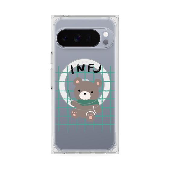 プレミアムスクエアケース with Pixelsnap［ オリジナル - INFJ 提唱者 - キャラクター ］