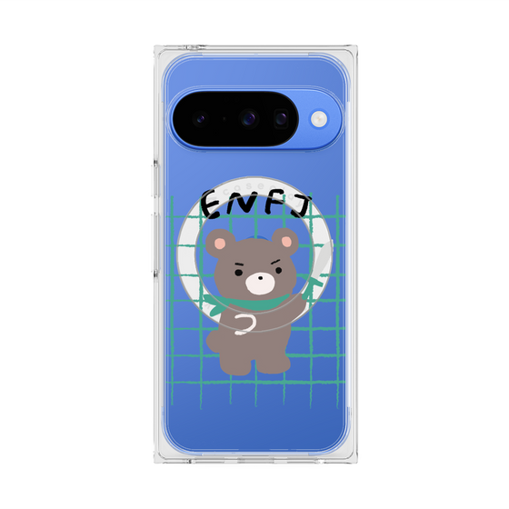 プレミアムスクエアケース with Pixelsnap［ オリジナル - ENFJ 主人公 - キャラクター ］