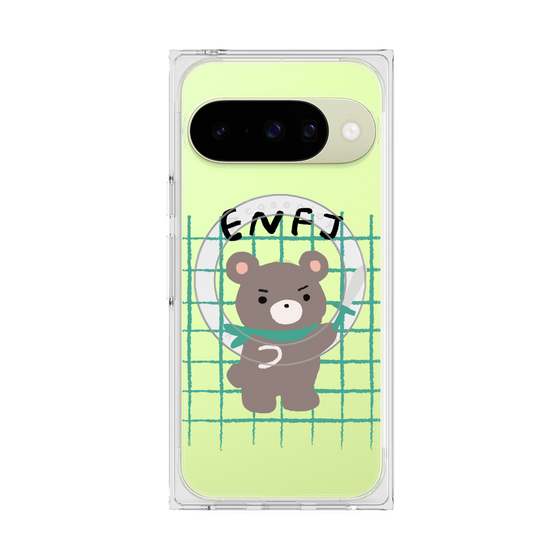 プレミアムスクエアケース with Pixelsnap［ オリジナル - ENFJ 主人公 - キャラクター ］