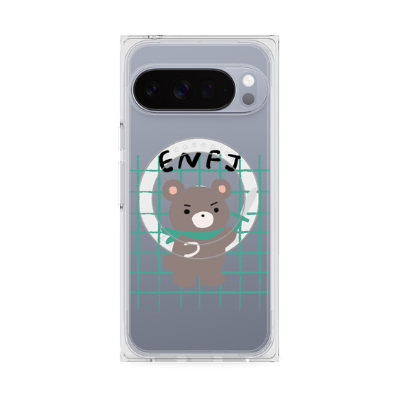 プレミアムスクエアケース with Pixelsnap［ オリジナル - ENFJ 主人公 - キャラクター ］