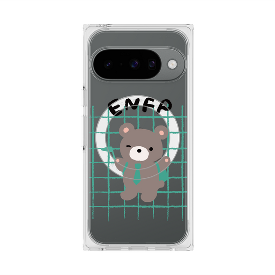 プレミアムスクエアケース with Pixelsnap［ オリジナル - ENFP 運動家 - キャラクター ］
