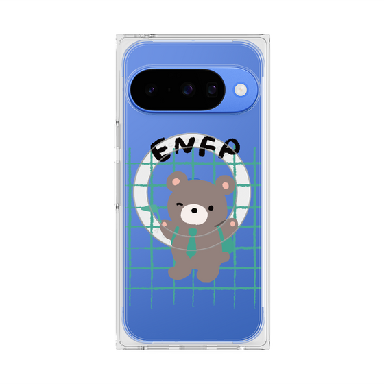 プレミアムスクエアケース with Pixelsnap［ オリジナル - ENFP 運動家 - キャラクター ］