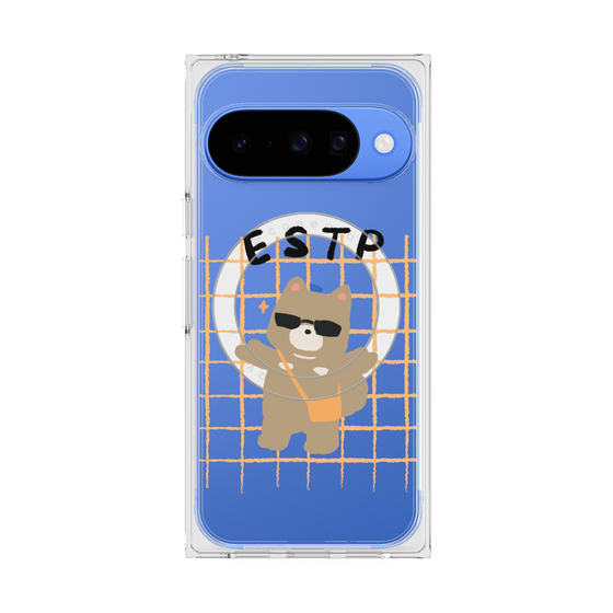 プレミアムスクエアケース with Pixelsnap［ オリジナル - ESTP 起業家 - キャラクター ］