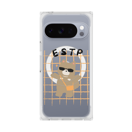 プレミアムスクエアケース with Pixelsnap［ オリジナル - ESTP 起業家 - キャラクター ］