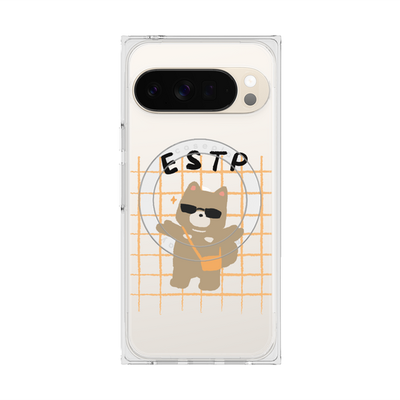 プレミアムスクエアケース with Pixelsnap［ オリジナル - ESTP 起業家 - キャラクター ］
