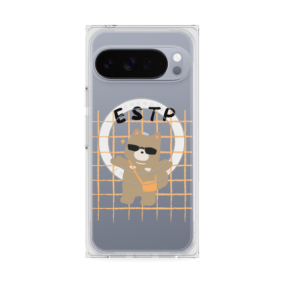 プレミアムスクエアケース with Pixelsnap［ オリジナル - ESTP 起業家 - キャラクター ］