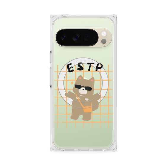 プレミアムスクエアケース with Pixelsnap［ オリジナル - ESTP 起業家 - キャラクター ］