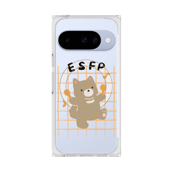 プレミアムスクエアケース with Pixelsnap［ オリジナル - ESFP エンターテイナー - キャラクター ］