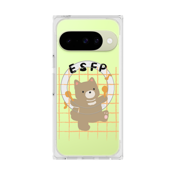 プレミアムスクエアケース with Pixelsnap［ オリジナル - ESFP エンターテイナー - キャラクター ］