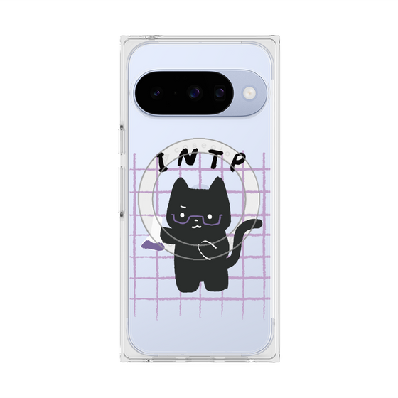 プレミアムスクエアケース with Pixelsnap［ オリジナル - INTP 論理学者 - キャラクター ］