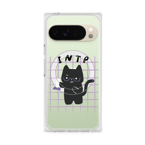 プレミアムスクエアケース with Pixelsnap［ オリジナル - INTP 論理学者 - キャラクター ］