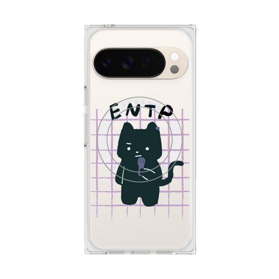プレミアムスクエアケース with Pixelsnap［ オリジナル - ENTP 討論者 - キャラクター ］