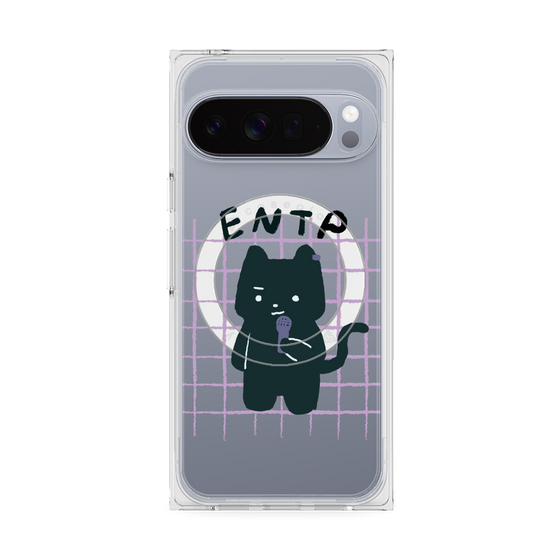 プレミアムスクエアケース with Pixelsnap［ オリジナル - ENTP 討論者 - キャラクター ］