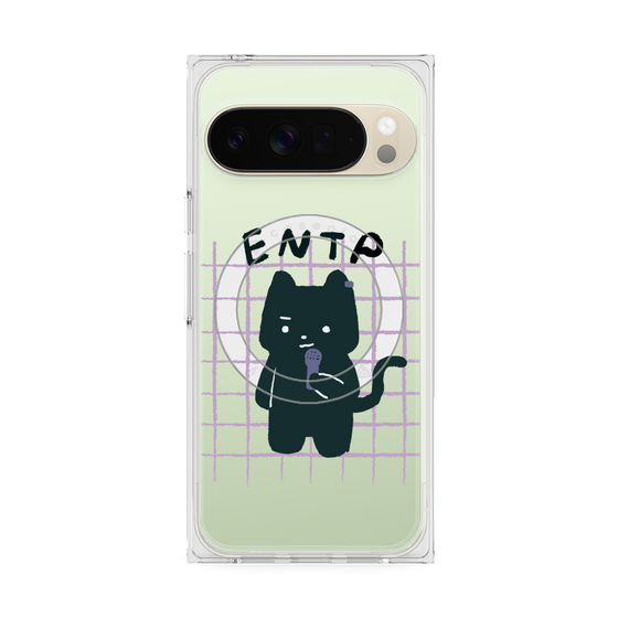 プレミアムスクエアケース with Pixelsnap［ オリジナル - ENTP 討論者 - キャラクター ］