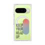プレミアムスクエアケース with Pixelsnap［ オリジナル - ドットオーバーレイ - KEEP YOUR HEAD UP/A ］