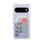 プレミアムスクエアケース with Pixelsnap［ オリジナル - ドットオーバーレイ - KEEP YOUR HEAD UP/A ］