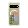 プレミアムスクエアケース with Pixelsnap［ オリジナル - ドットオーバーレイ - KEEP YOUR HEAD UP/A ］