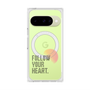 プレミアムスクエアケース with Pixelsnap［ オリジナル - ドットオーバーレイ - FOLLOW YOUR HEART/A ］