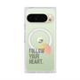 プレミアムスクエアケース with Pixelsnap［ オリジナル - ドットオーバーレイ - FOLLOW YOUR HEART/A ］