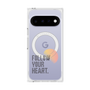 プレミアムスクエアケース with Pixelsnap［ オリジナル - ドットオーバーレイ - FOLLOW YOUR HEART/A ］