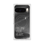 プレミアムスクエアケース with Pixelsnap［ オリジナル - ドットオーバーレイ - FOLLOW YOUR HEART/B ］