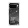 プレミアムスクエアケース with Pixelsnap［ オリジナル - ドットオーバーレイ - FOLLOW YOUR HEART/B ］