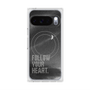 プレミアムスクエアケース with Pixelsnap［ オリジナル - ドットオーバーレイ - FOLLOW YOUR HEART/B ］