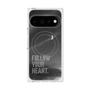 プレミアムスクエアケース with Pixelsnap［ オリジナル - ドットオーバーレイ - FOLLOW YOUR HEART/B ］