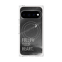 プレミアムスクエアケース with Pixelsnap［ オリジナル - ドットオーバーレイ - FOLLOW YOUR HEART/B ］