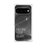 プレミアムスクエアケース with Pixelsnap［ オリジナル - ドットオーバーレイ - FOLLOW YOUR HEART/B ］