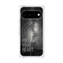 プレミアムスクエアケース with Pixelsnap［ オリジナル - ドットオーバーレイ - FOLLOW YOUR HEART/C ］