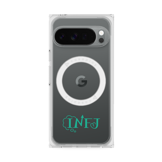 プレミアムスクエアケース with Pixelsnap［ オリジナル - INFJ 提唱者 - アルファベット ］