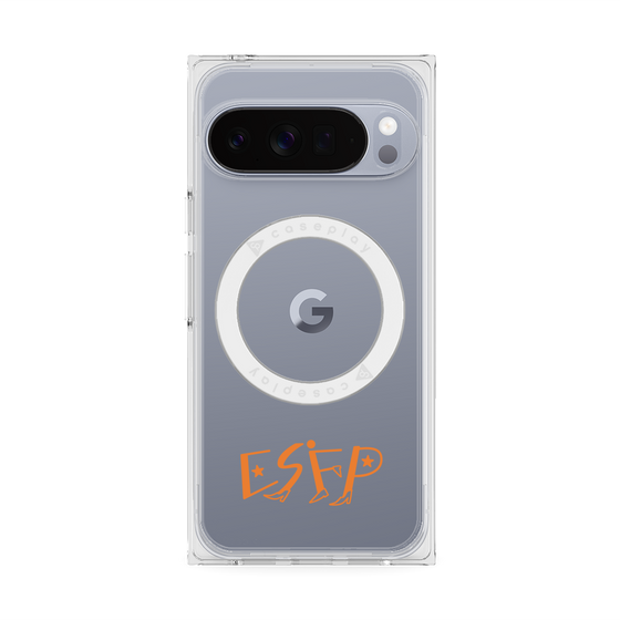 プレミアムスクエアケース with Pixelsnap［ オリジナル - ESFP エンターテイナー - アルファベット ］