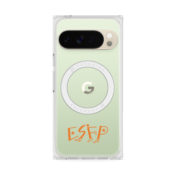プレミアムスクエアケース with Pixelsnap［ オリジナル - ESFP エンターテイナー - アルファベット ］