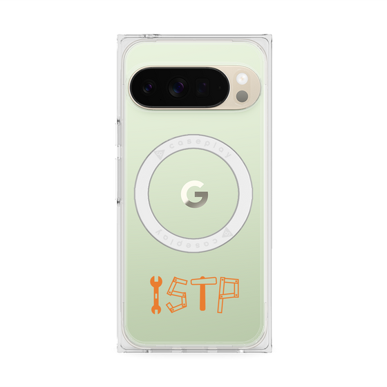 プレミアムスクエアケース with Pixelsnap［ オリジナル - ISTP 巨匠 - アルファベット ］