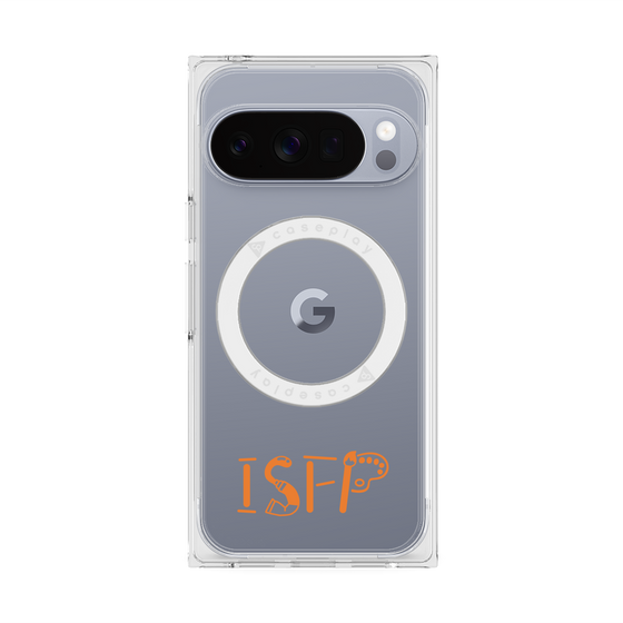 プレミアムスクエアケース with Pixelsnap［ オリジナル - ISFP 冒険家 - アルファベット ］
