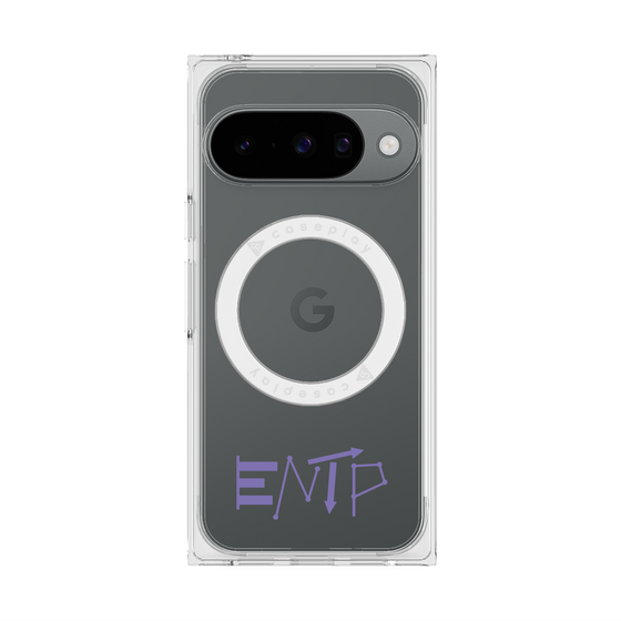 プレミアムスクエアケース with Pixelsnap［ オリジナル - ENTP 討論者 - アルファベット ］