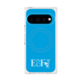プレミアムスクエアケース with Pixelsnap［ オリジナル - ESFJ 領事 - アルファベット - ブルー ］