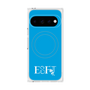 プレミアムスクエアケース with Pixelsnap［ オリジナル - ESFJ 領事 - アルファベット - ブルー ］