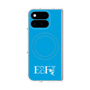 プレミアムスクエアケース with Pixelsnap［ オリジナル - ESFJ 領事 - アルファベット - ブルー ］